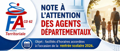 Lire la suite à propos de l’article Rentrée scolaire des enfants des agents du Conseil départemental