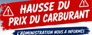 Lire la suite à propos de l’article Hausse du prix du carburant