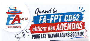Lire la suite à propos de l’article La FA-FPT CD62 a obtenu des agendas pour les travailleurs sociaux !